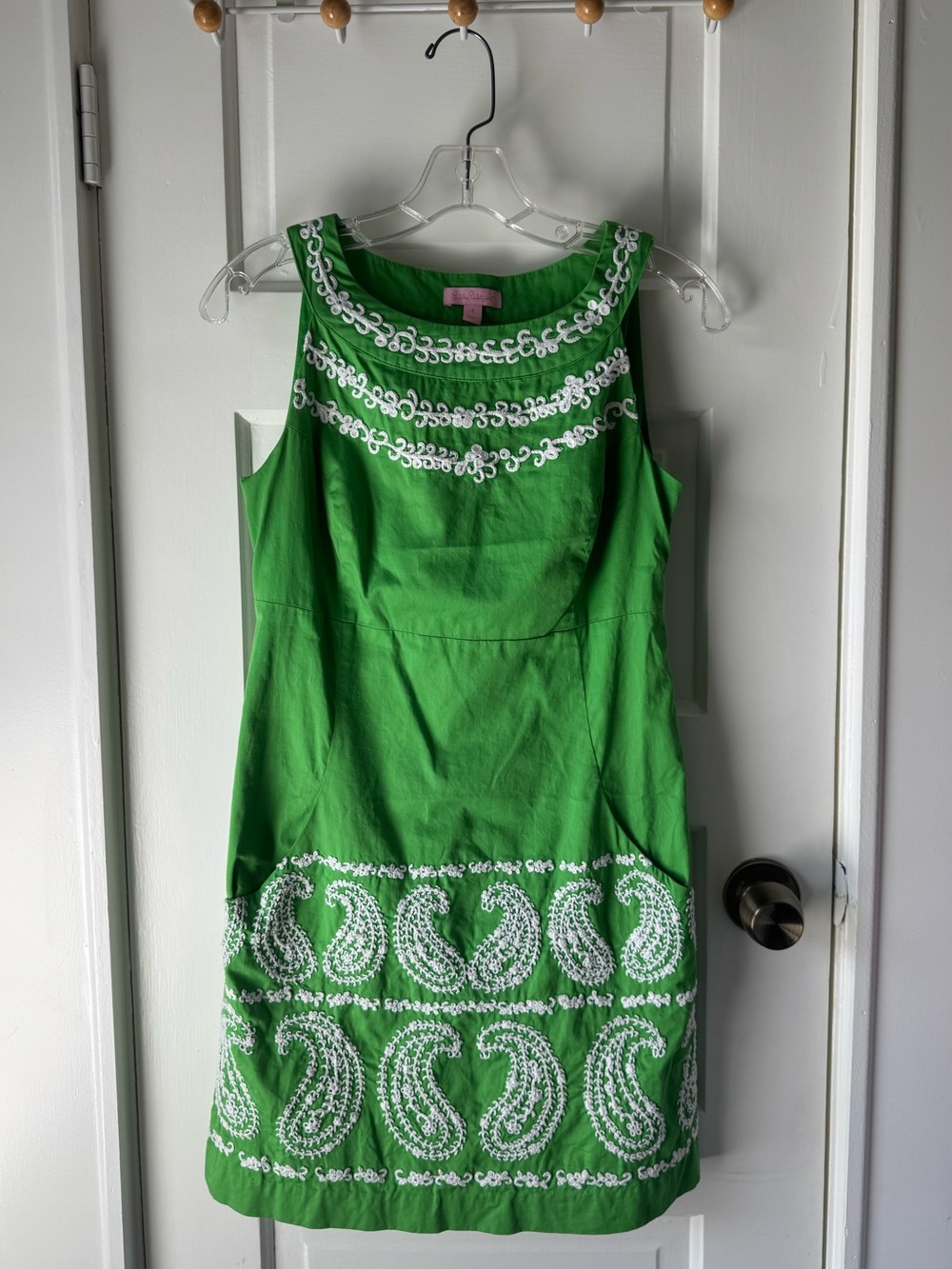Lilly Pulitzer Sleeveless Embroidered Shift Dress